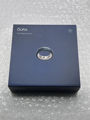 Oura Ring Gen 4 Ceramic Midnight Size 15 Smart Ring Brand New Sealed - Image 1 of 3