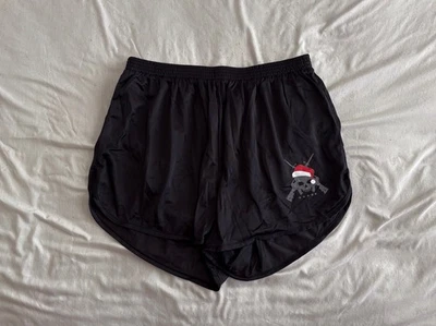 Panty Santa Warrior Ranger Silkies Soffe Shorts Nylon Ejército EE. UU. Vacaciones Entrenamiento Foto 1 de 4