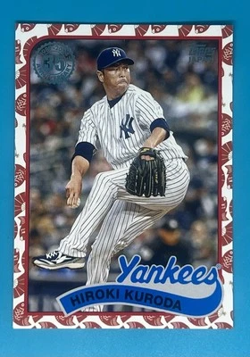 2024 MLB Topps Japan Edition Koi Fish 89J-26 Hiroki Kuroda Yankees - Image 1 of 2