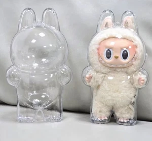 Clear Protective Monster Plush Case for Labubu Popmart Protective Cover 2pc set - Picture 1 of 4
