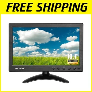 10.1" Security Monitor HDMI VGA BNC Remote Control - Picture 1 of 11