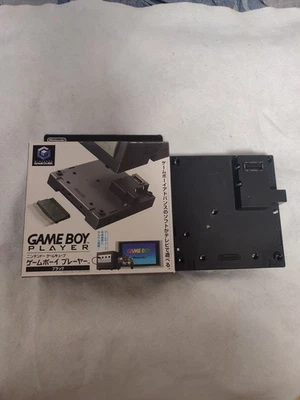 Nintendo GAMEBOY PLAYER + BOX GameCube DOL-017 Black Japanese UK  - Image 1 of 4