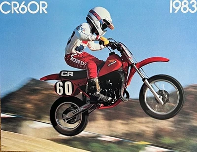 1983 Honda CR60 4-page sales brochure-literature CR 60R NOT REPRINT - Image 1 of 3