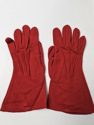Guantes de vestir rojos Sendra de colección para mujer y mujer rayón talla 6 1/2 elásticos Foto 1 de 3