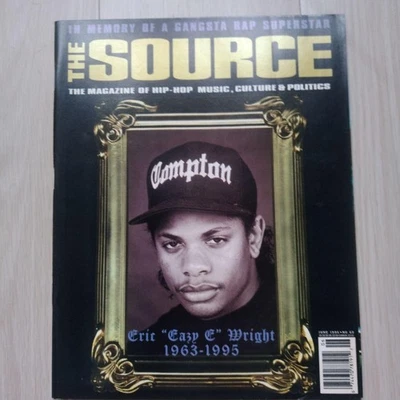 Eazy-E – THE SOURCE April 1995 Issue 1995 Los Angeles HipHop Magazine Rare - Image 1 of 4