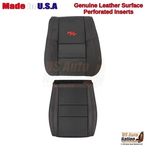 2014-2025 Fits Dodge Durango RT Genuine Leather Driver Replacement Covers Black - Picture 1 of 10