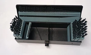 115 Pc Drill Bit Set Jobber Black HSS  Metal Storage  Case has damage - Picture 1 of 10