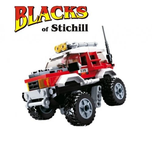 Sluban Car Club Off Road 4x4 Red 142 Piece Bricks Construction Building Set - Image 1 of 1