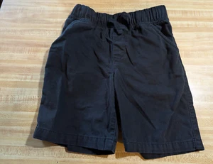365 by Garanimals Boys 6 100 Percent Cotton Elastic Waist Black Drawstring Short - Picture 1 of 2