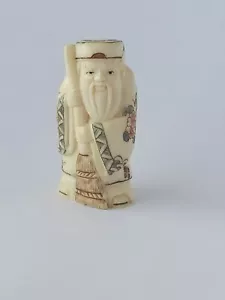 Netsuke Second half of the 20th century. Material:buffalo bone - Picture 1 of 6