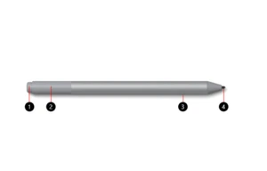 Microsoft 3XY-00005 Surface Pen - Silver bRAND NEW - Bild 1 von 1