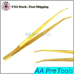 Sewing Machine Tweezers Gold Plated Color - Picture 1 of 2