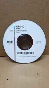 Genuine EPSON XP-640 series Printer Software Disc for Windows & Mac OS - Picture 1 of 2