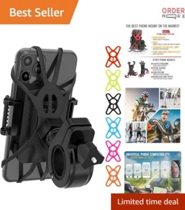 Bike Phone Mount Holder Universal Cell Phone Mount for 4-7 inch Bikes, Motorc... - Picture 1 of 10