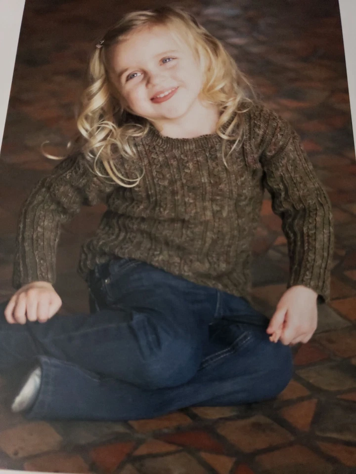  Plymouth Knitting Pattern 2151 DK Childs Cabled Pullover 2 to 10 yrs - Image 1 of 1