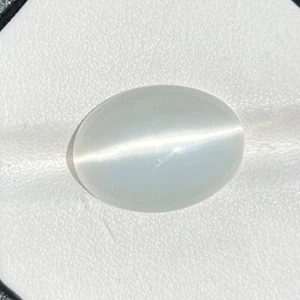 Piedra preciosa suelta de piedra lunar natural ojo de gato 14,08 quilates corte cabujón Sri Lanka - Imagen 1 de 6