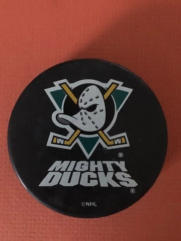 NHL HOCKEY PUCKS ANAHEIM MIGHTY DUCKS Cover