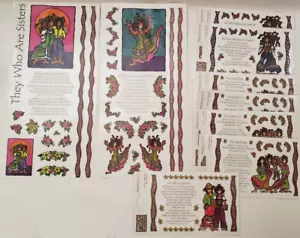 PSX Designs Stickers Wonderful Wacky Women Lot of 9 Sheets Scrapbook Planner - Picture 1 of 1
