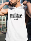 Men Sleeveless Hooded Vest Tank Tops Sweatshirt Gym Workout Hoodie Muscle Shirt