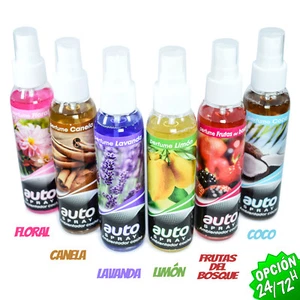 Ambientador Concentrado Spray 120ml Coche Camión Floral Coco Limon Lavanda - Bild 1 von 15