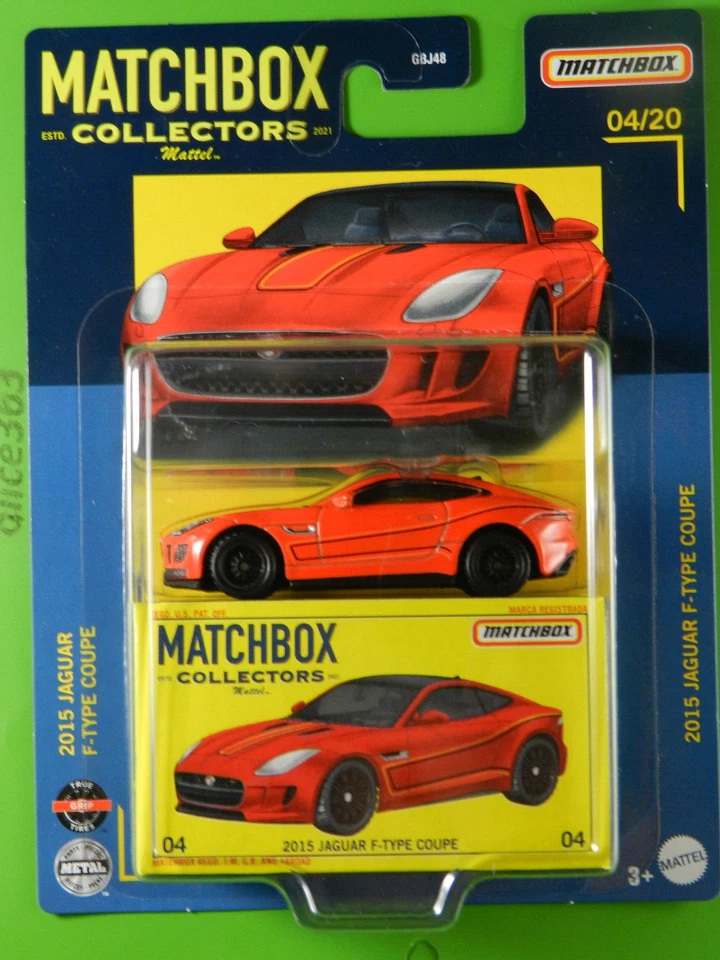 Matchbox 2022 - Collectors - 2015 Jaguar F-Tipo - 04/20 - Nuovo IN Conf. Orig. - Immagine 1 di 1