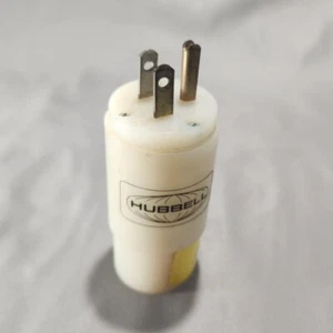Adaptador de hoja recta enchufable Hubbell 9053A 15A/125V 10A/250V Twist-Lock usado (288) - Imagen 1 de 5