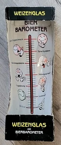 WEIZENGLASS BIER BAROMETER LUSTIGES BIERTRINKGLAS NEU IN BOX MADE IN GERMANY - Bild 1 von 5