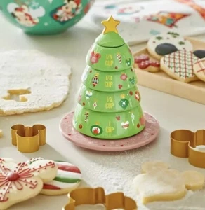 Disney Parks Christmas Tree Measuring Cups Holiday - Picture 1 of 3