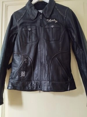 blouson cuir femme Harley - Photo 1/4