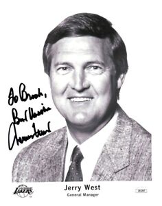Jerry West Signed Autographed 8X10 Photo Lakers Promo "To Brook" JSA AR12967