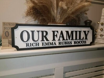 create your own | Street sign 3D look | personalised wall mount | MDF | gift - Image 1 of 4