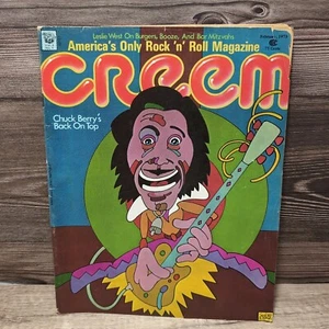 Creem Magazine February 1973 Chuck Berry, Leslie West, Elvis Presley, Vintage  - Picture 1 of 7