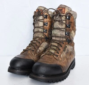 IRISH SETTER Aislado GTX Camuflaje Cuero Trabajo Invierno Caza Botas Para Hombres Talla 9 - Imagen 1 de 10