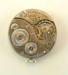 Movimento Orologio Da Polso Elgin 447 - Ricambi/Riparazione - Foto 1 di 5