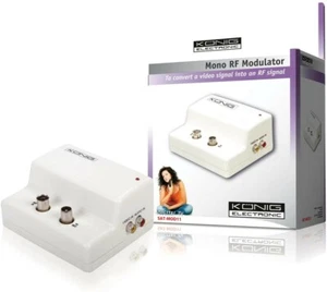 KONIG Transmetteur vidéo Electronic Modulateur Mono RF audio/vidéo SAT-MOD11 - Afbeelding 1 van 2