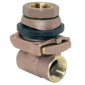 Messing Grubenloser Adapter Tauchbrunnenpumpe 1-1/4 Zoll Fittinggrößen FIP x MIP - Bild 1 von 6