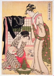 Decor Poster.Wall design.Home room interior art.Japanese Geisha fashion.12584 - Picture 1 of 1