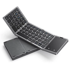 Seenda Foldable Wireless Bluetooth Keyboard Rechargeable*** Folding Portable - Picture 1 of 10