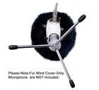 Professional Microphone Furry Windscreen Muff Cover for Blue Snowball Black o