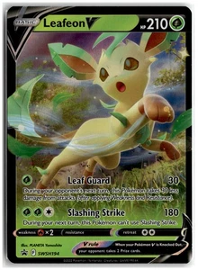 SWSH: Sword & Shield Promo Cards #SWSH194 Leafeon V R12189 - Picture 1 of 2