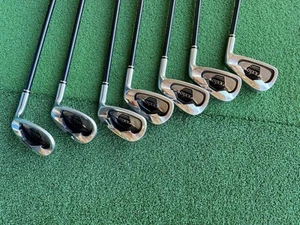 Dunlop XXIO Forged Iron Set 5-9 PwAw 7pc RH MX200 graphite Flex Stiff used - Picture 1 of 5