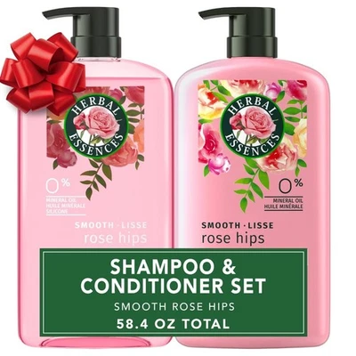 Herbal Essences Shampoo & Conditioner Set, Smooth Collection, Paraben-Free, Col - Image 1 of 4