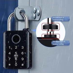 Advanced Security Padlock with Mobile Phone Unlocking and Multiple User Access - Picture 1 of 23