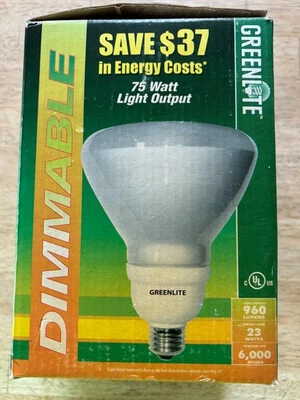 Greenlite Light Bulb - Dimmable - R40 - 23W - ELR40 - 960 Lumens - 6000 Hours - Image 1 of 4