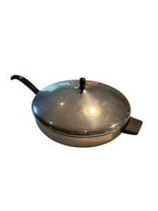 Farberware 12" Fry Pan Skillet & Lid Stainless Steel Aluminum Clad 2.5" Deep - Bild 1 von 11
