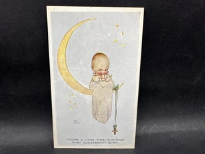 Mabel Lucie Attwell Valentine's Postcard A487 Vintage Unused - Foto 1 di 9