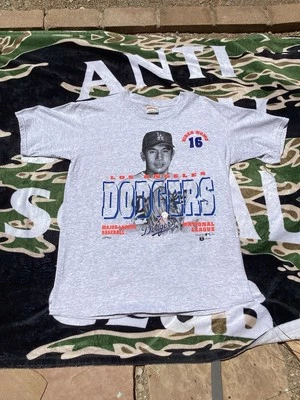 Винтажная футболка 1995 Los Angeles Dodgers, Hideo Nomo # 16 игрок MLB мускатный орех - Изображение 1 из 4
