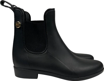 Botas de lluvia Michael Kors de goma negras al tobillo para mujer - 6 Foto 1 de 4