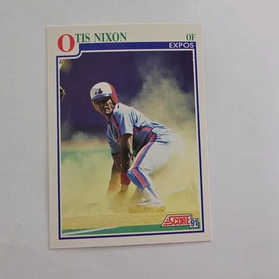 1991 Score #431 Otis Nixon - Image 1 of 3
