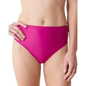 J.Crew Bikinihose Magenta Orchidee hoch geschnitten vollflächig Neu mit Etikett S - Bild 1 von 5